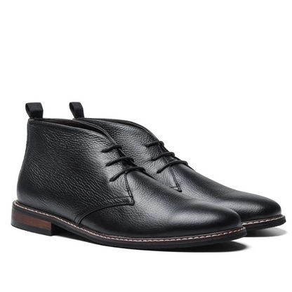 High quality leather chukka boots for men, timeless ankle boots