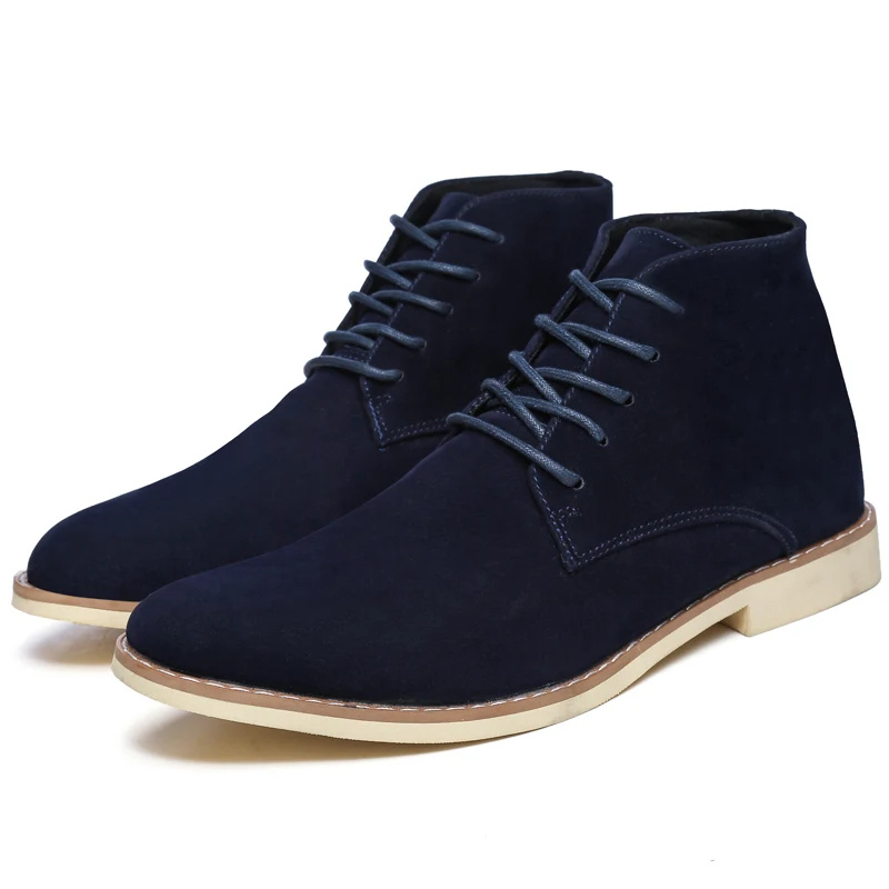 Elegant suede chukka boots for men, comfortable ankle boots