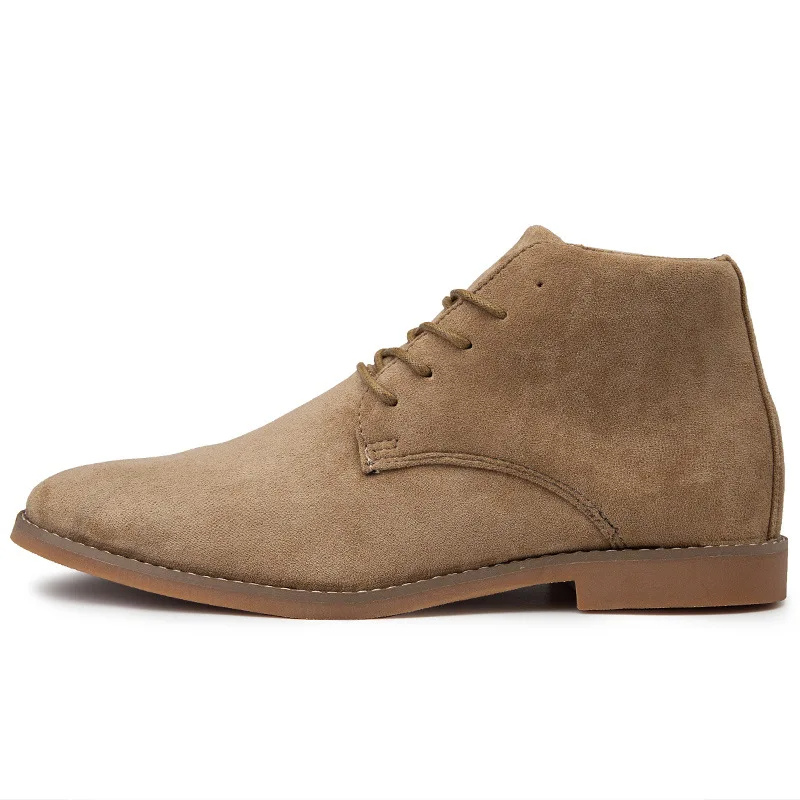 Casual suede chukka boots for men, comfortable casual shoes