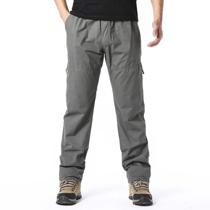 Cargo trousers men - Comfortable outdoor trousers with zip pockets, robust