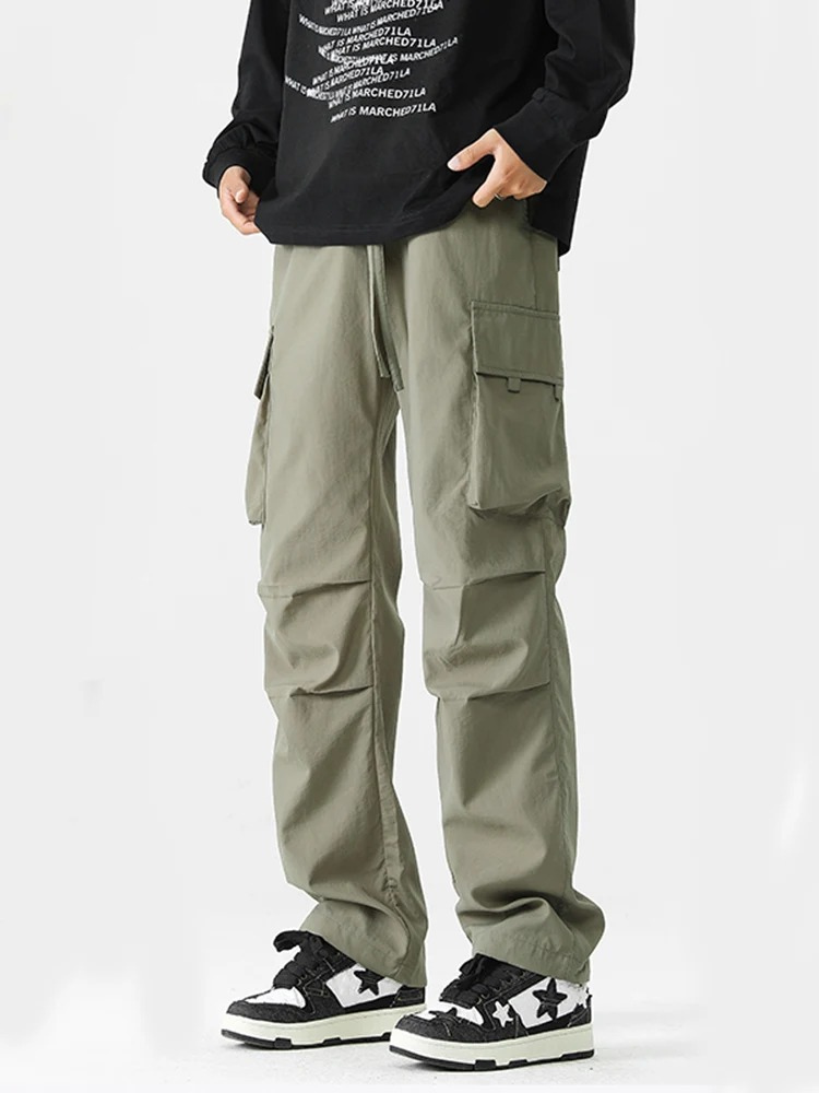 Cargo trousers for men - Wide leisure trousers with side pockets, comfortable fit