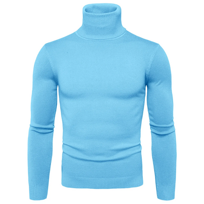 Turtleneck jumper men - Slim fit, Soft knit, Warm, Casual wear