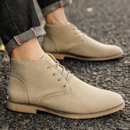 Comfortable suede chukka boots for men, stylish and durable