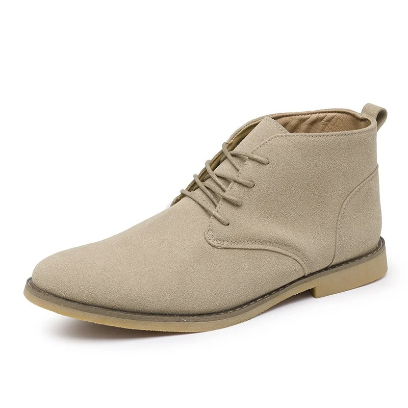 Elegant suede chukka boots for men, comfortable and timeless