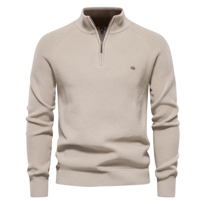 Half zip men's  sweater for a casual and stylish look