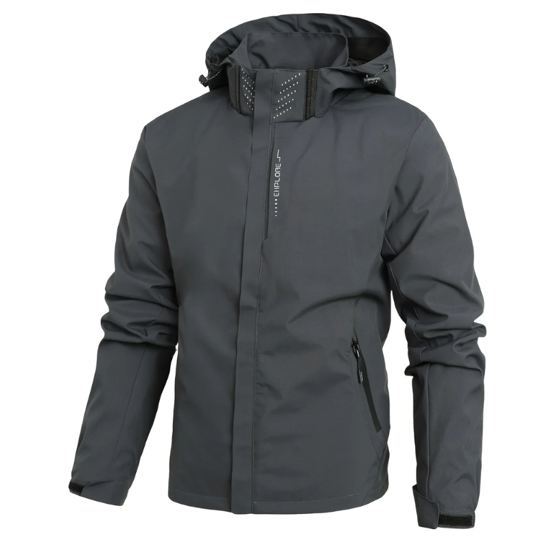 Men's mackintosh Breathable Waterproof with detachable hood