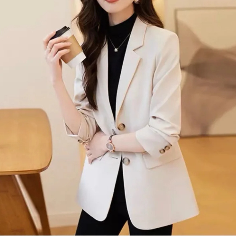 Elegant Ladies Blazer With Double Button Closure