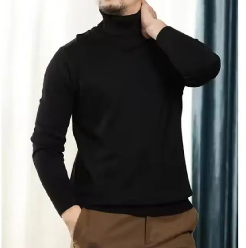 Turtleneck jumper men - Cosy turtleneck jumper in fine knit