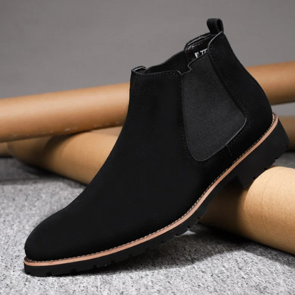 Hardwearing Chelsea boots for men with treaded soles