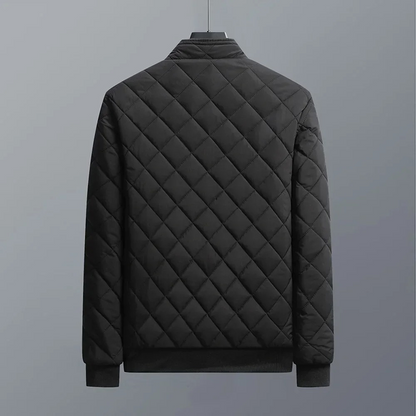 Men's quilted transition jacket - With fleece lining, Warm, With zip