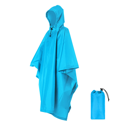 Men's mackintosh poncho waterproof lightweight with hood