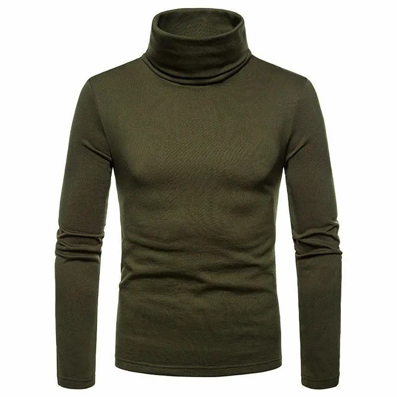 Turtleneck jumper for men - Comfortable turtleneck jumper for everyday and leisure wear