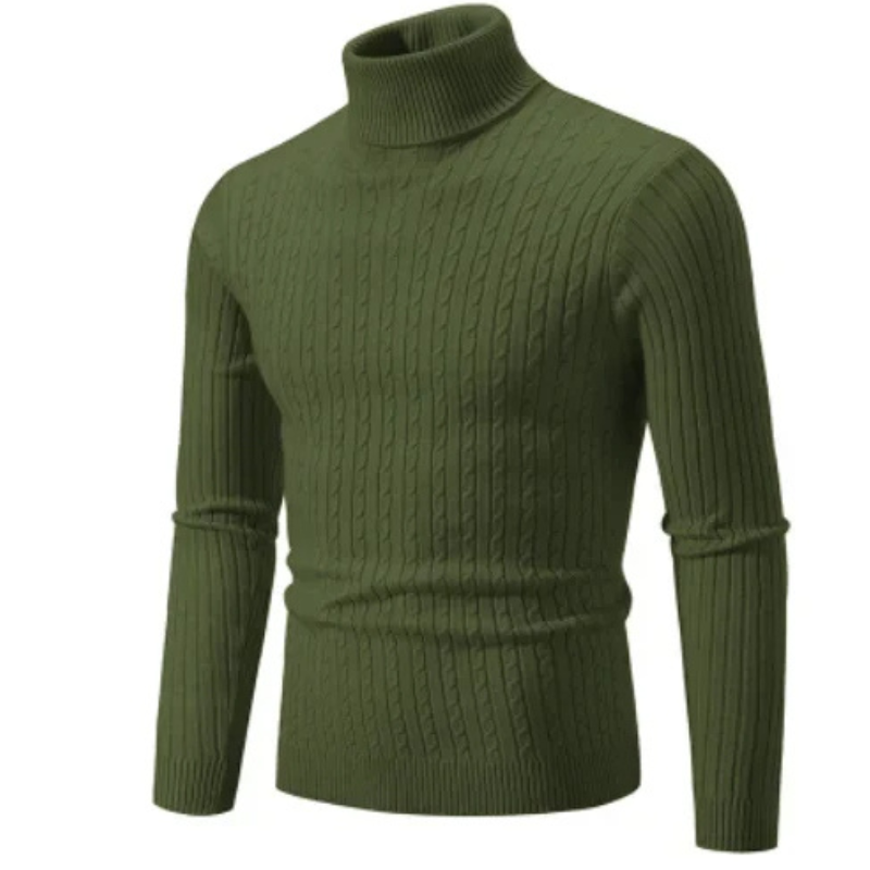 Turtleneck jumper men | Soft knit slim fit jumper