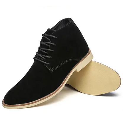 Elegant suede chukka boots for men, comfortable ankle boots