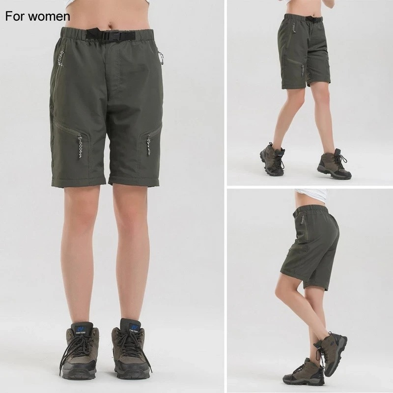 Cargo trousers for men Detachable outdoor trousers with zip pockets