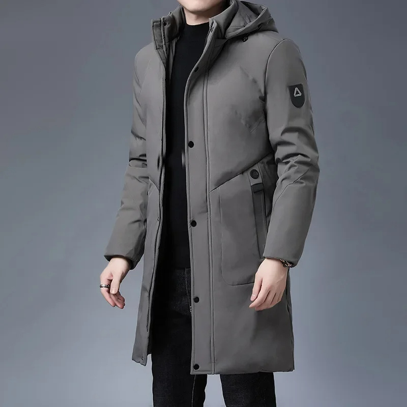 Men's parka winter jacket windproof and warm for the winter