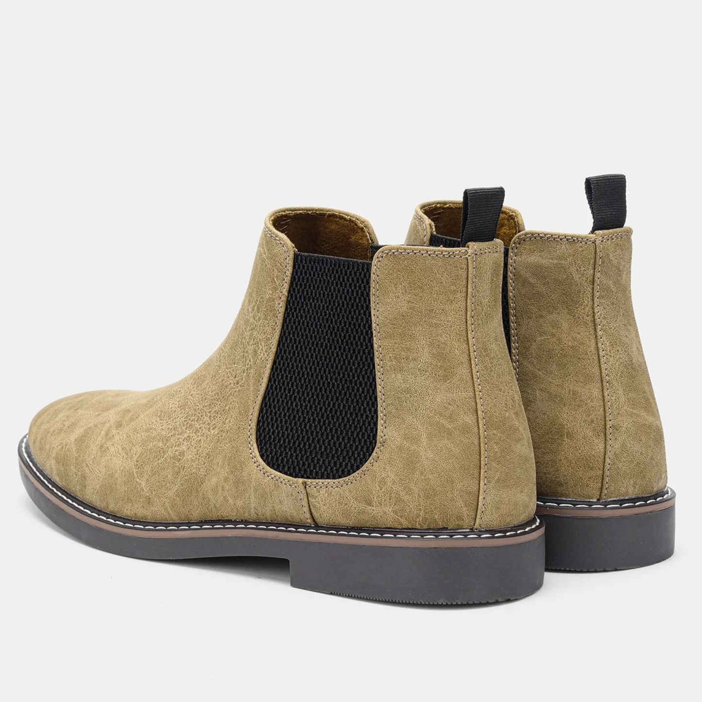 Elegant men's Chelsea boots with non-slip sole