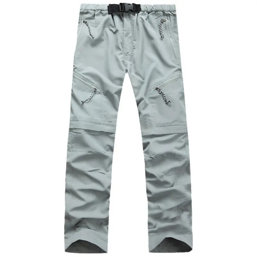 Cargo trousers men - Waterproof outdoor trousers with zip pockets, robust