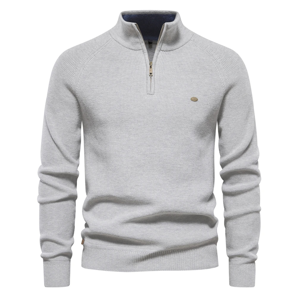 Half zip men's  sweater for a casual and stylish look