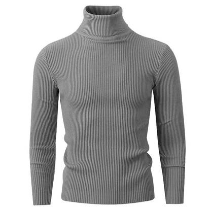 Turtleneck jumper men - Ribbed turtleneck jumper for style and warmth