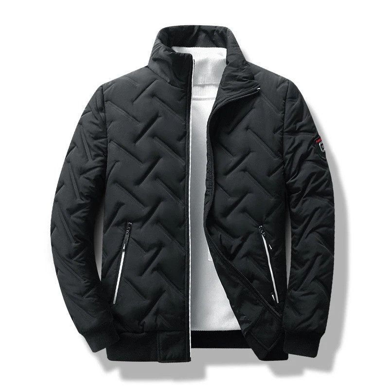 Men's quilted transition jacket - Lightweight, Warm, With zip