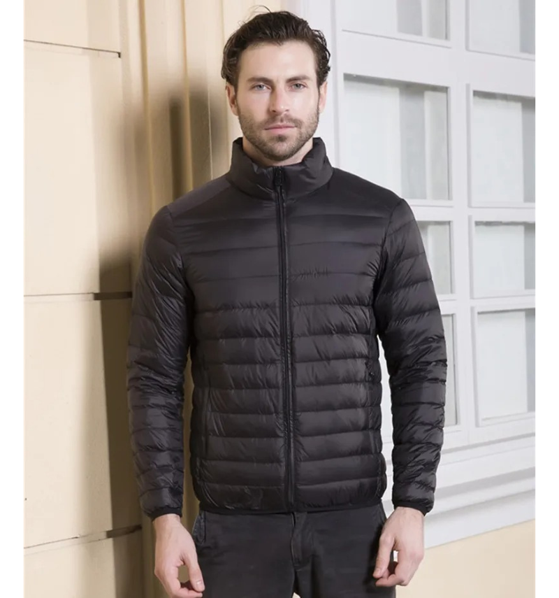 Men's quilted transition jacket - Lightweight, insulated, casual