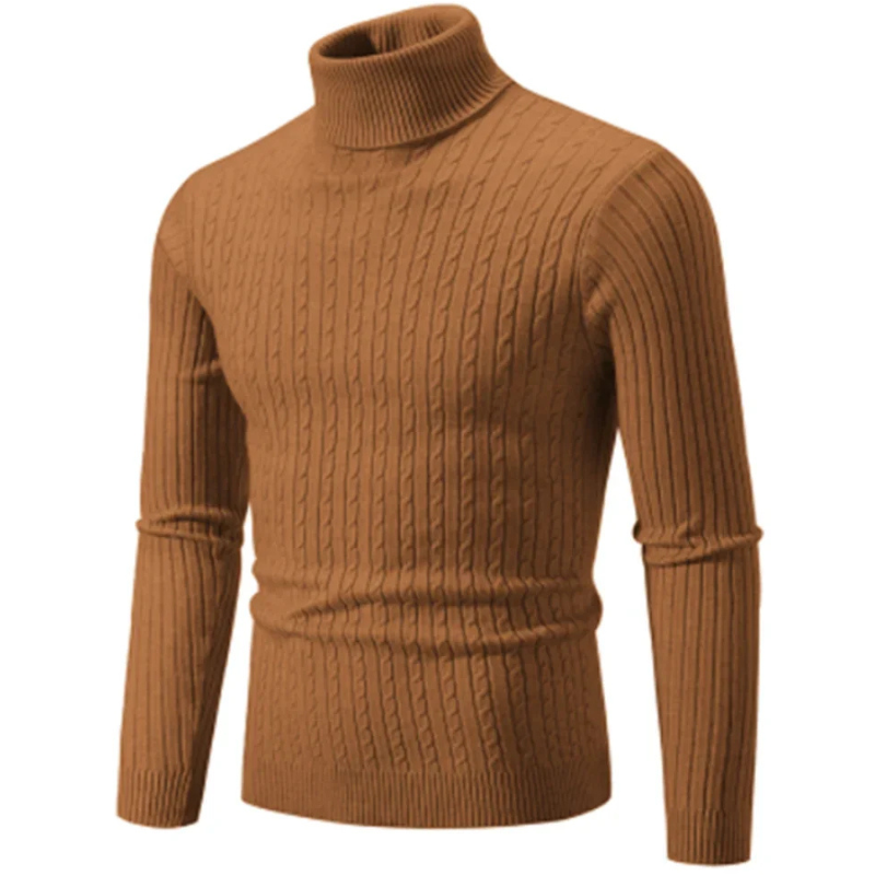 Turtleneck jumper men | Soft knit slim fit jumper