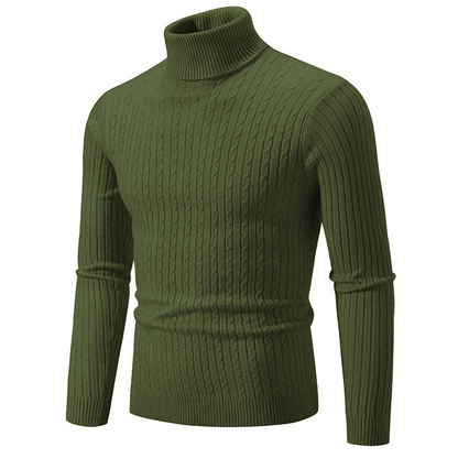 Elegant knitted jumper with high-quality material - Turtleneck jumper men