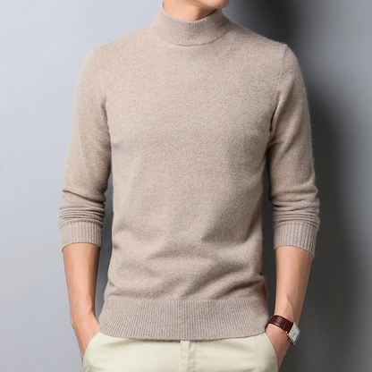 Men's turtleneck jumper - Classic turtleneck jumper for everyday wear and the office