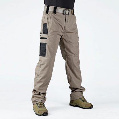 Cargo trousers for men - Robust work trousers with pockets, reinforced knees