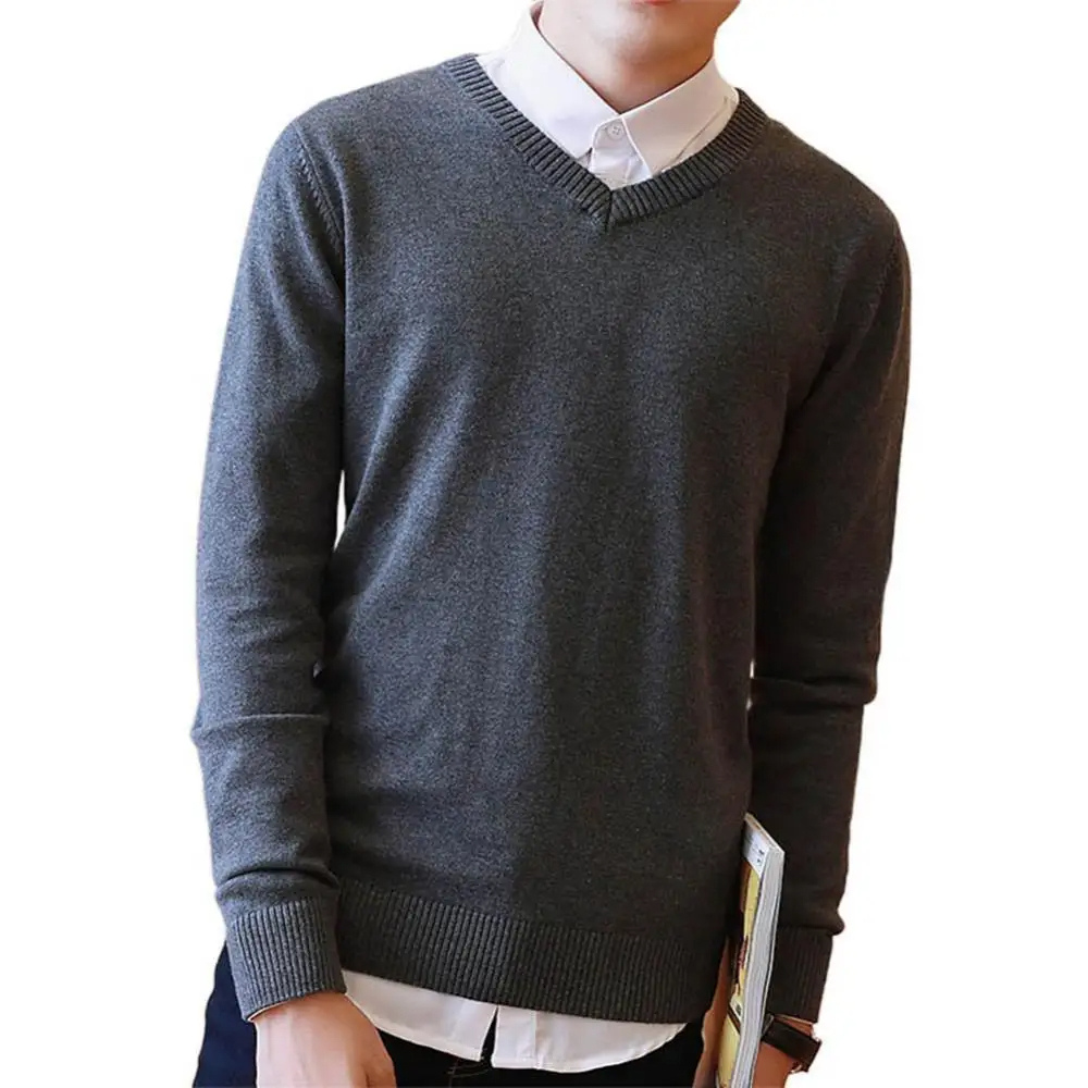 Classic V-neck men's sweater for everyday wear and the office