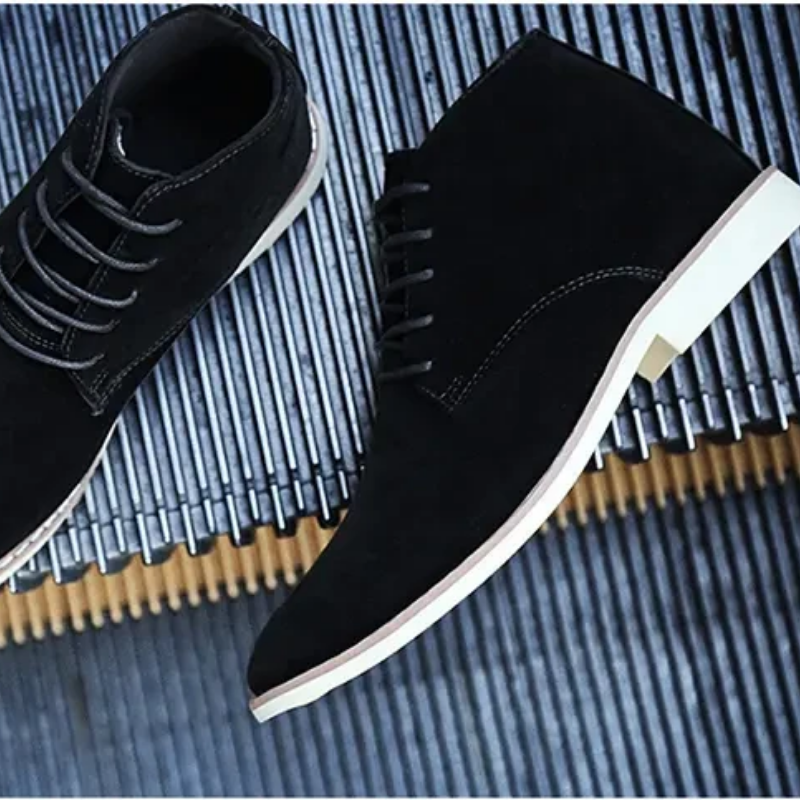 Classic suede chukka boots for men, comfortable casual shoes