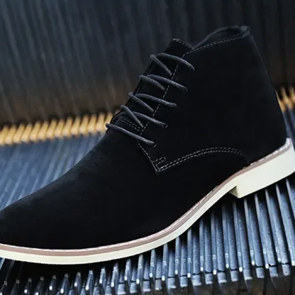 Classic suede chukka boots for men, comfortable casual shoes