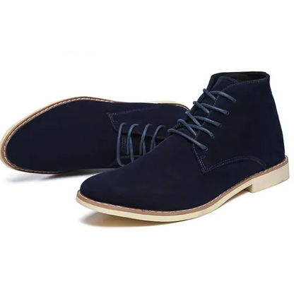 Classic suede chukka boots for men, comfortable casual shoes