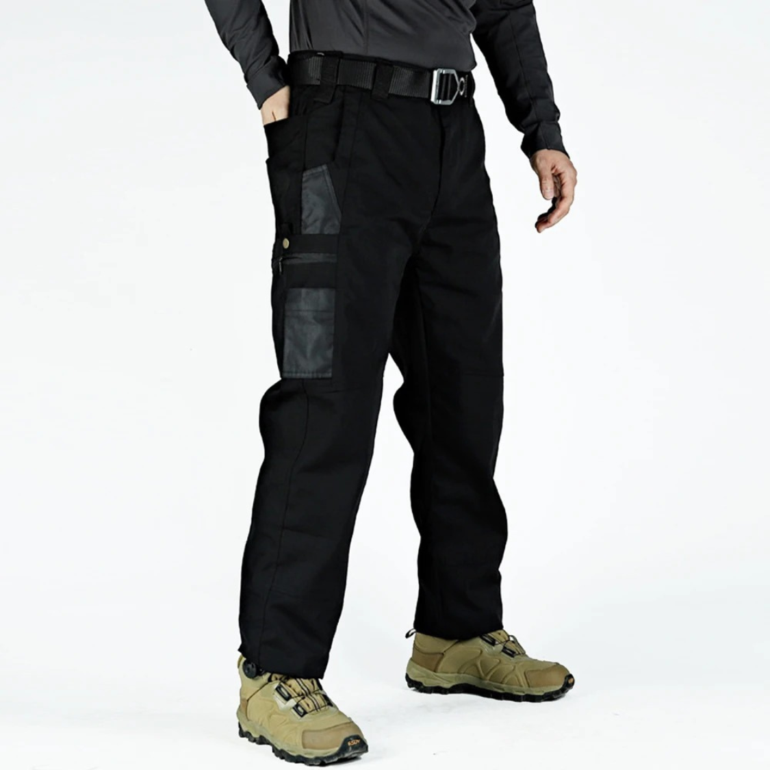 Cargo trousers for men - Robust work trousers with pockets, reinforced knees