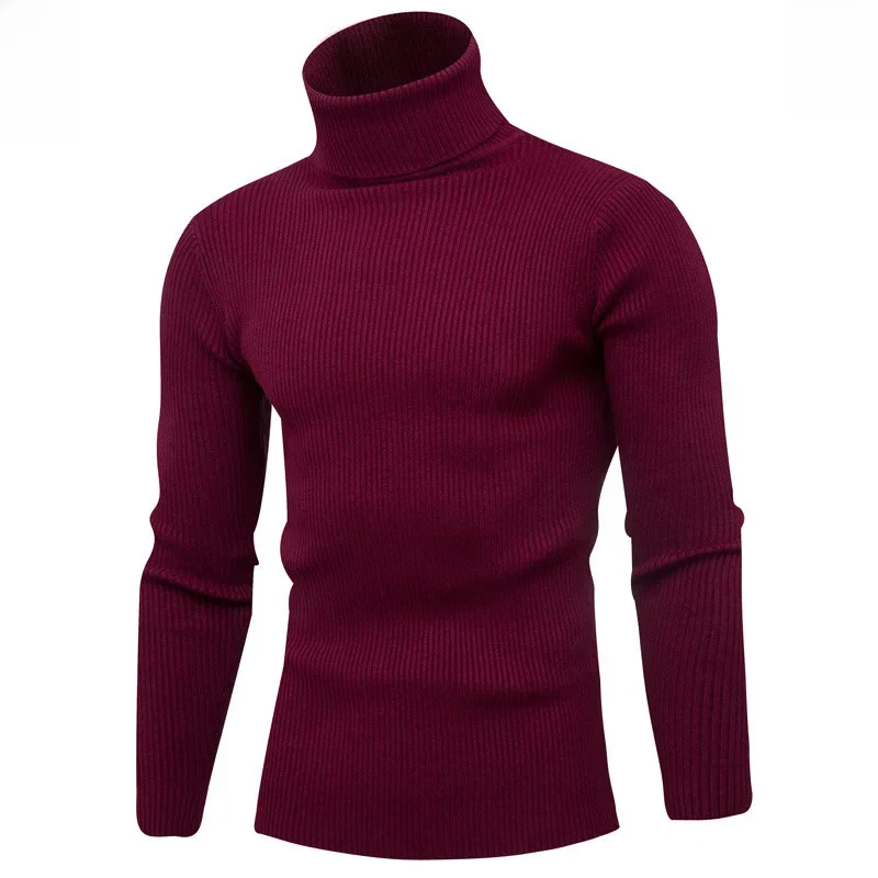 Turtleneck jumper men - Comfortable turtleneck jumper made of breathable fabric