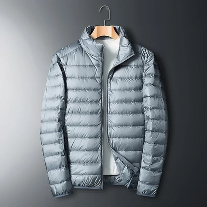 Men's quilted transition jacket - With hood, Lightweight, Casual