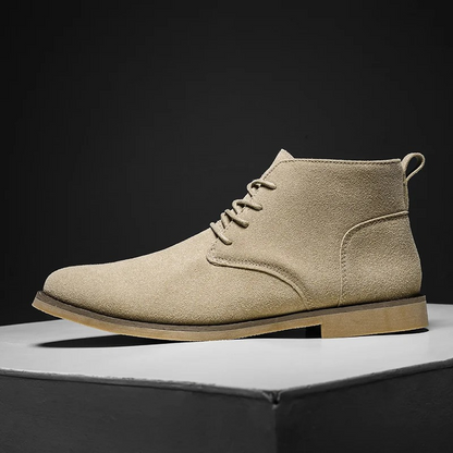 Elegant suede chukka boots for men, comfortable and timeless