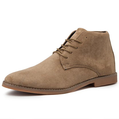 Suede chukka boots for men, Comfortable and casual ankle boots