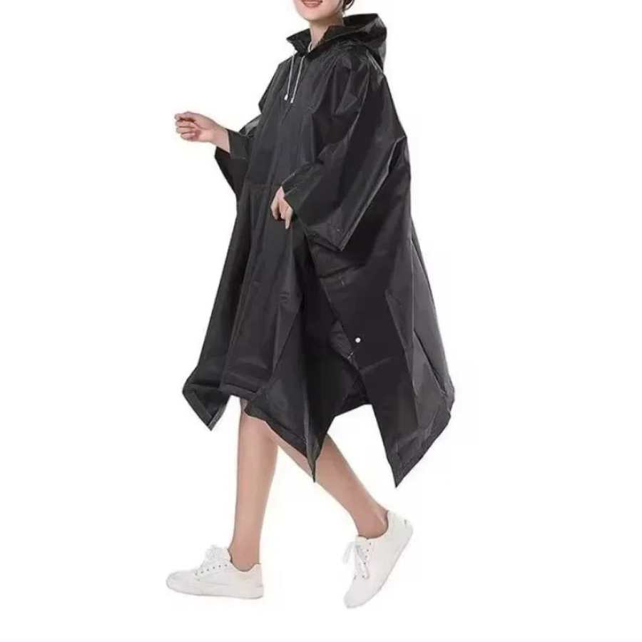 Men's mackintosh poncho waterproof lightweight with hood