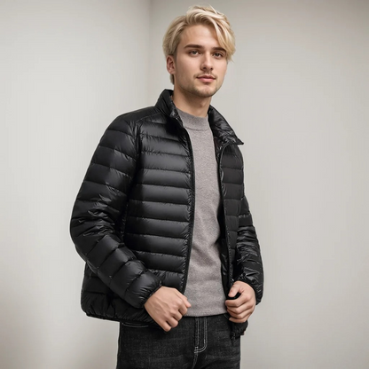 Men's quilted transition jacket - Light, warm, casual