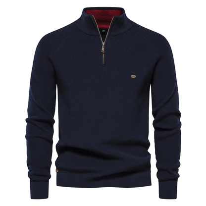 Half zip men's  sweater for a casual and stylish look