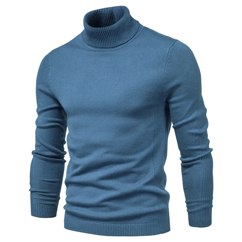 Turtleneck jumper men | Fashionable slim fit knitted jumper