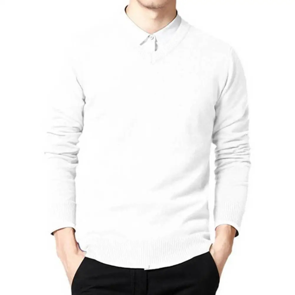 Classic V-neck men's sweater for everyday wear and the office