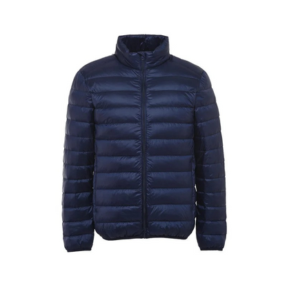 Men's quilted transitional jacket - Lightweight, Warm, With zip