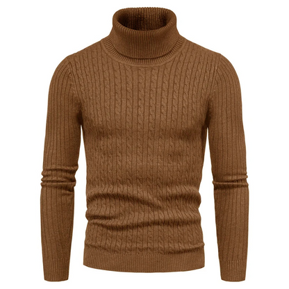 Elegant knitted jumper with high-quality material - Turtleneck jumper men