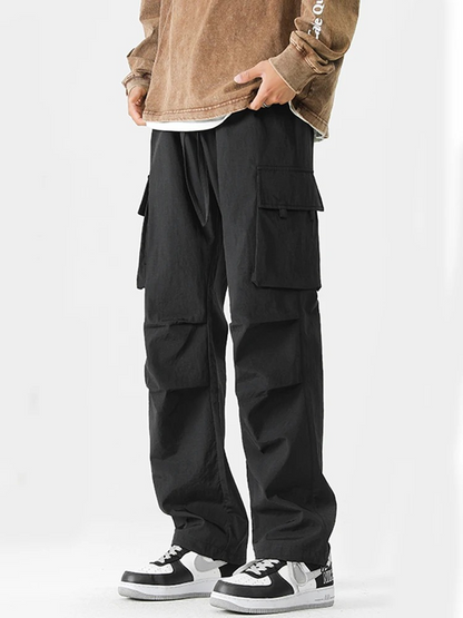 Cargo trousers for men - Wide leisure trousers with side pockets, comfortable fit