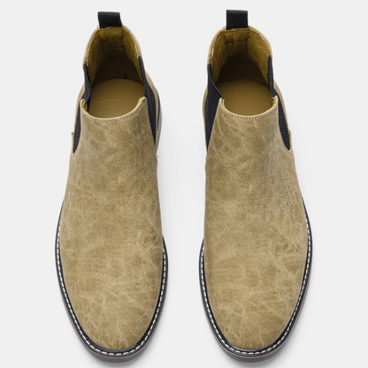 Elegant men's Chelsea boots with non-slip sole