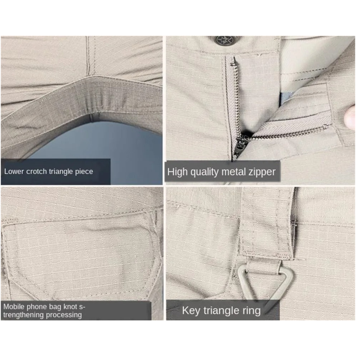 Cargo trousers for men - Robust tactical trousers with pockets, suitable for outdoor use