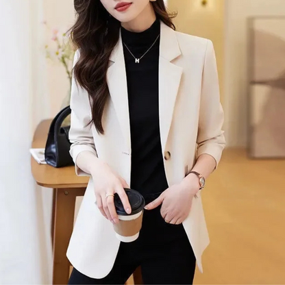 Elegant Ladies Blazer With Double Button Closure